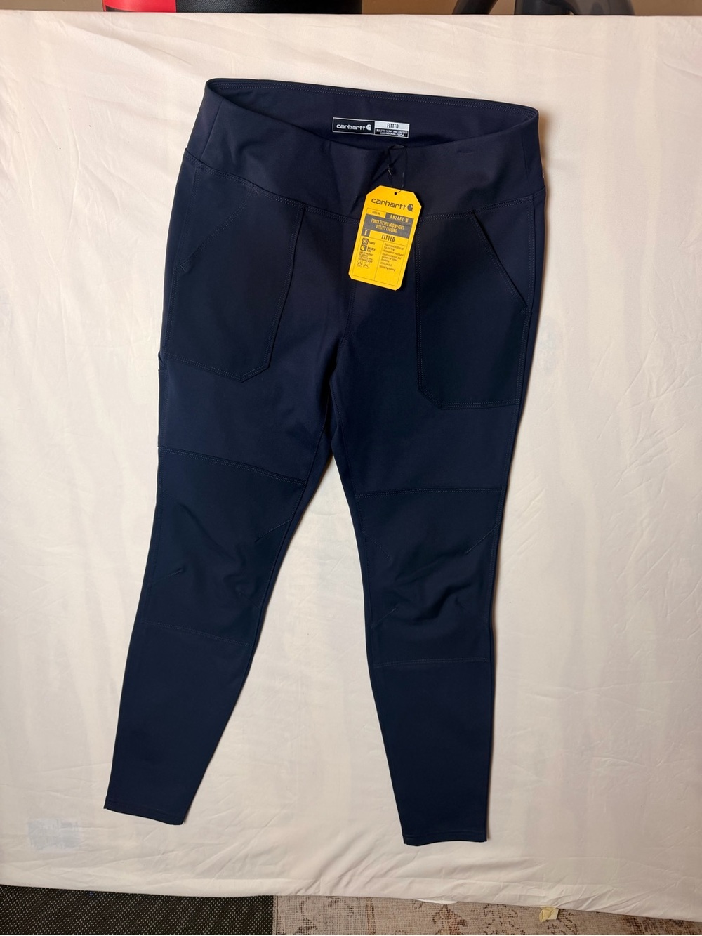 Carhartt Navy force fitted midweight utility legging